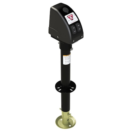 Bulldog 3,500lbs A-Frame RV Jack w/Powered Drive - 12V - Black Cover 500187